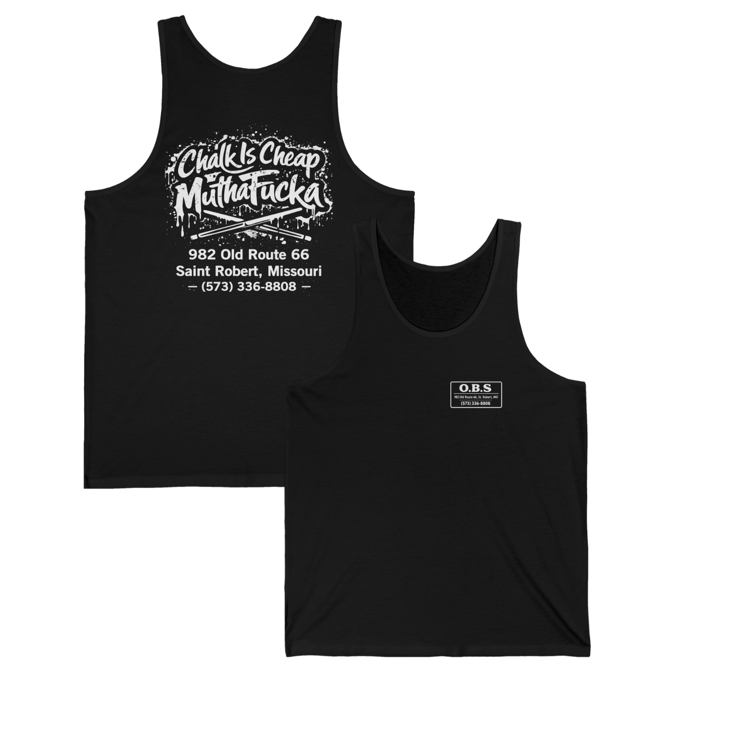 Jersey Tank - Chalk is Cheap