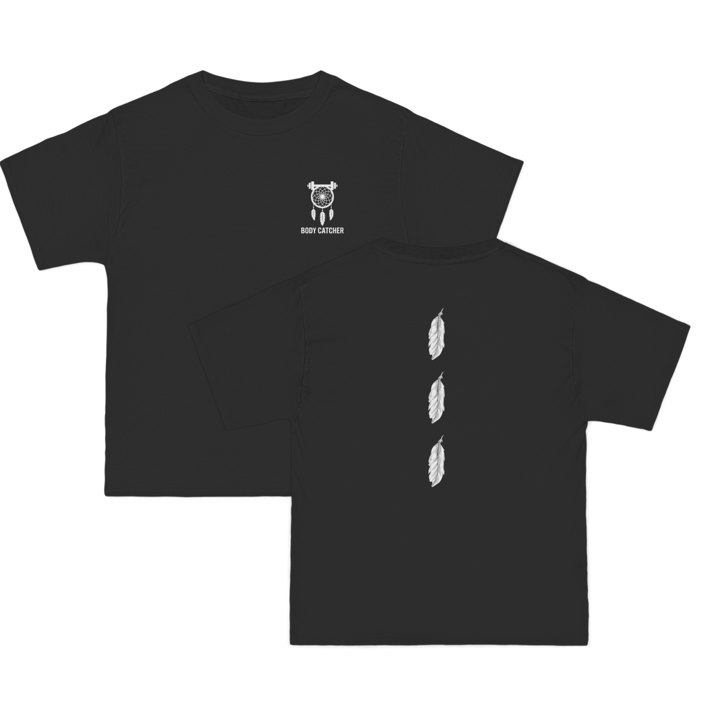 ADULT - Hanes T-shirt - Body Catcher 3 Feather