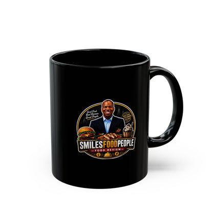 Coffee Black Mug - Smiles Food People Merch