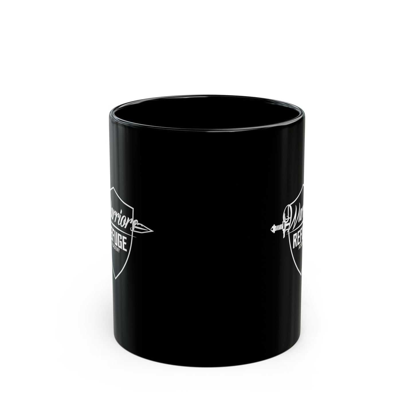 Black Mug – "Warrior Refuge Academy"