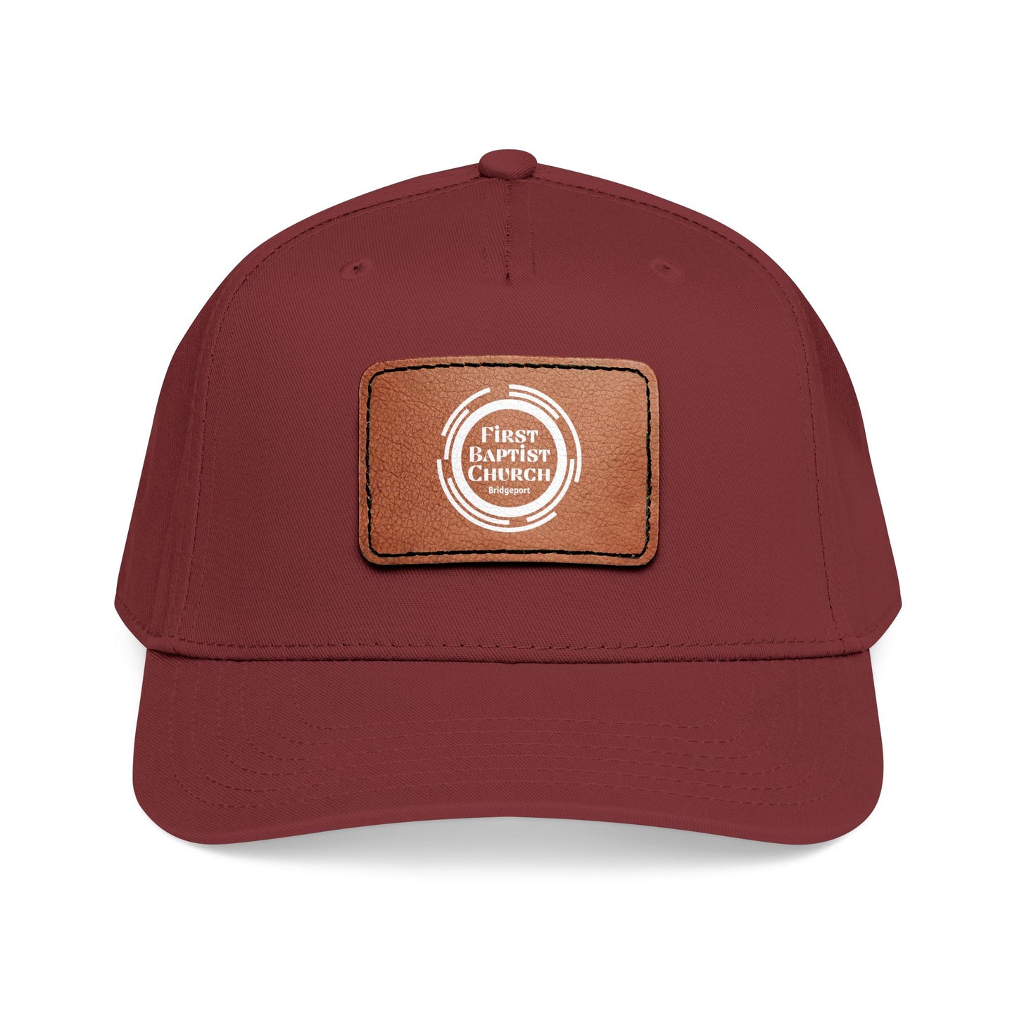 Leather Patch Baseball Cap – First Baptist Church