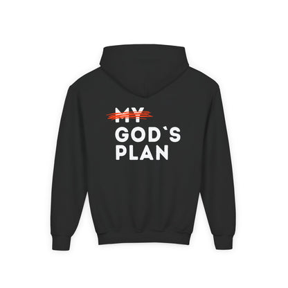 YOUTH - Basic Hoodie - GOD'S Plan- BBA