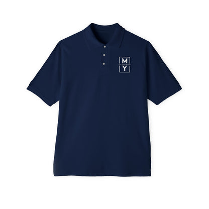 Men's Black Polo Shirt - Classic Golf & Workwear
