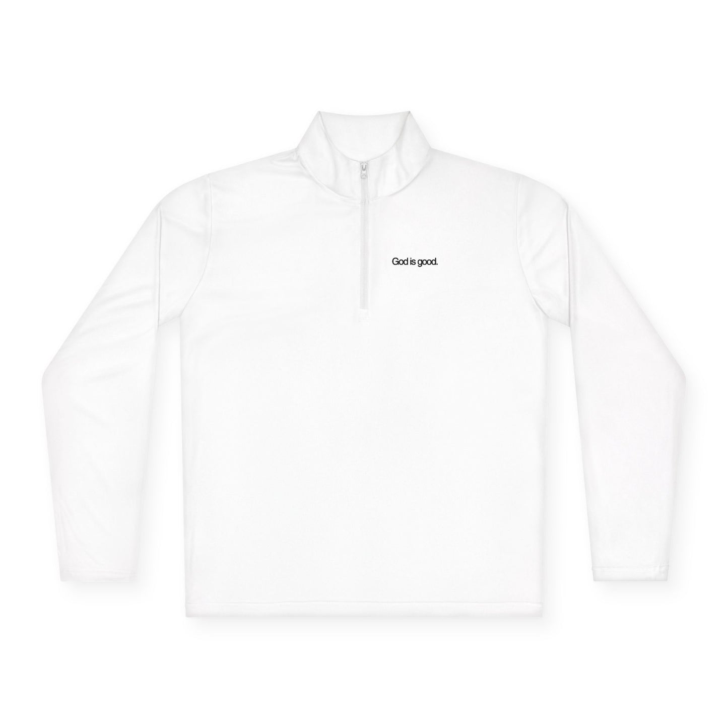 Embroidered Quarter-Zip Pullover God is good - Jason Wittrock