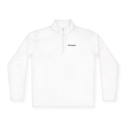 Embroidered Quarter-Zip Pullover God is good - Jason Wittrock
