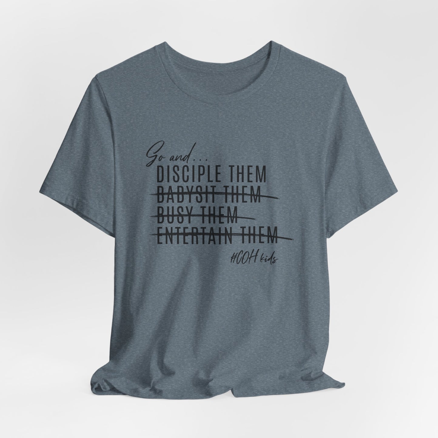 ADULT - Premium Cotton T-Shirt - Disciple Them T-Shirt