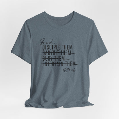 ADULT - Premium Cotton T-Shirt - Disciple Them T-Shirt