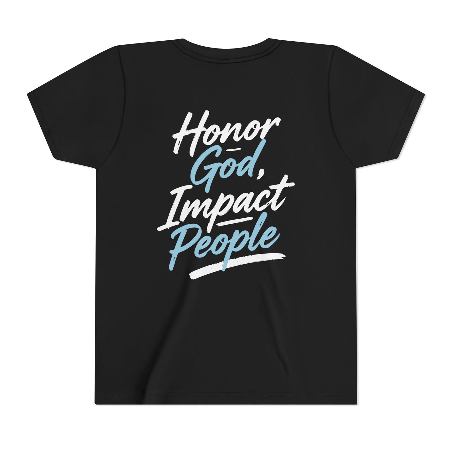Youth - Premium T-shirt "Honor God, Impact People"  - FAC Aurora