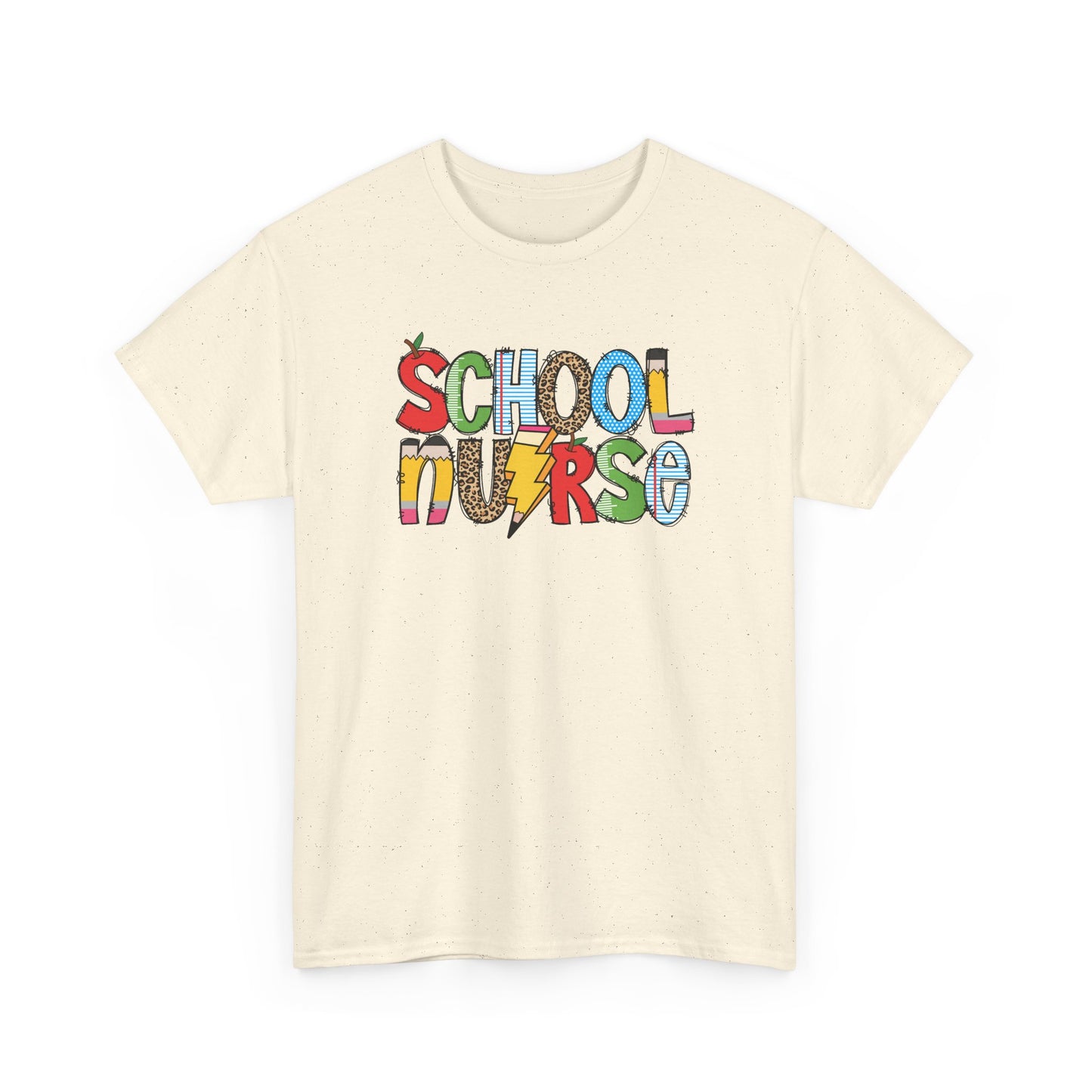 School Nurse Colorblock T-Shirt- Fun School Staff Gift