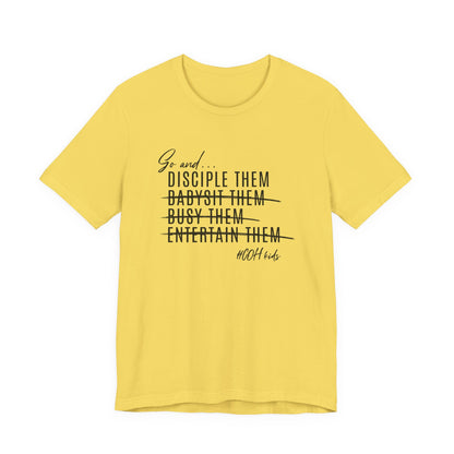 ADULT - Premium Cotton T-Shirt - Disciple Them T-Shirt