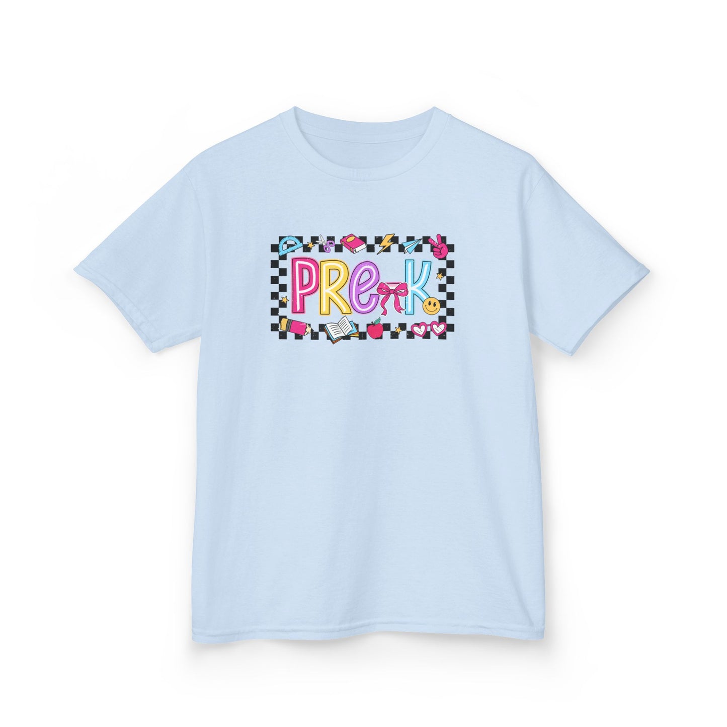 Girls - PRE-K Kids T‑Shirt - Colorful Back-to-School Tee