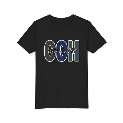 YOUTH - Premium Cotton Short Sleeve T-Shirt - City on a Hill