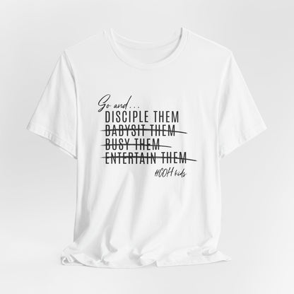 ADULT - Premium Cotton T-Shirt - Disciple Them T-Shirt