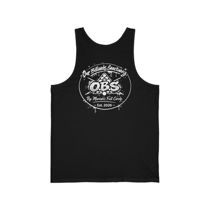 Jersey Tank - Mariahs Full Circle Black & white