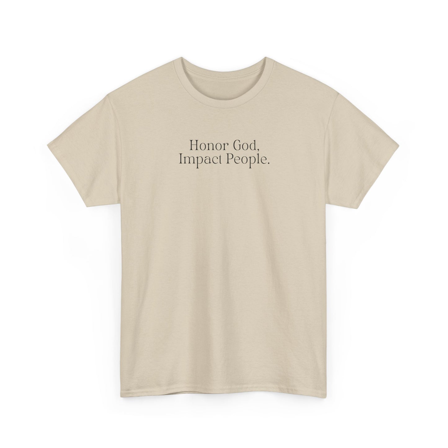 Adult - Honor God, Impact People Basic T-Shirt - FAC Aurora