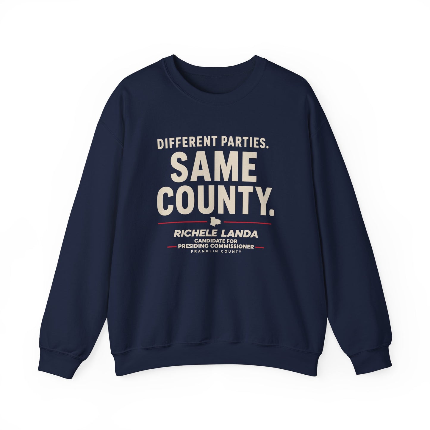 Adult - Basic Sweatshirt - Different Parties- Same County