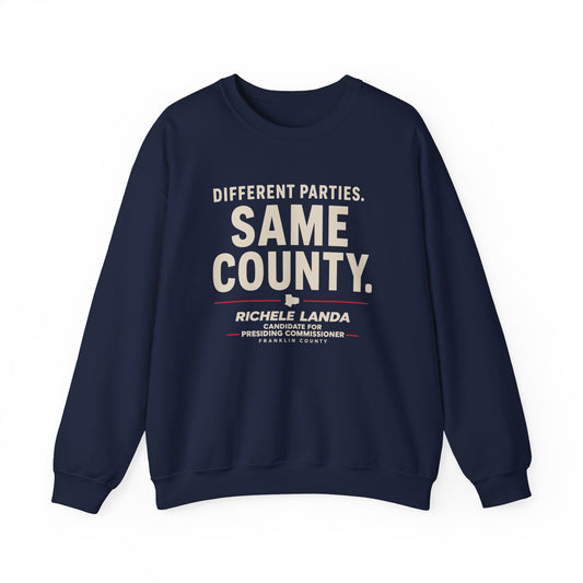 Adult - Basic Sweatshirt - Different Parties- Same County