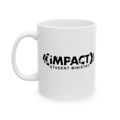 Impact Student Ministry White Mugs