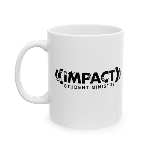 Impact Student Ministry White Mugs