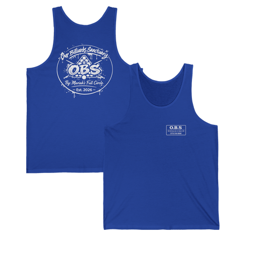 Jersey Tank - Mariahs Full Circle Black & white