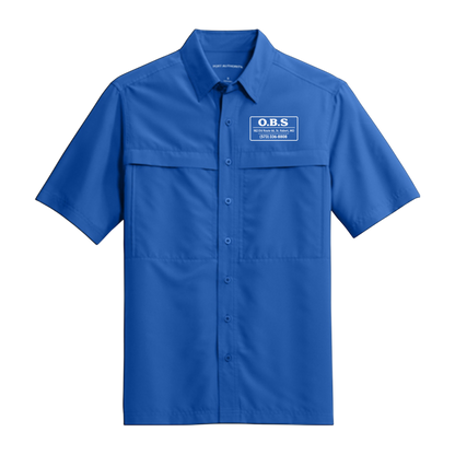 Embroidery Work Shirt O.B.S. Daybreak Short Sleeve