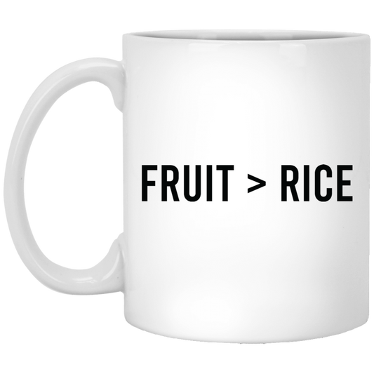 Fruit Rice 11oz White Mug