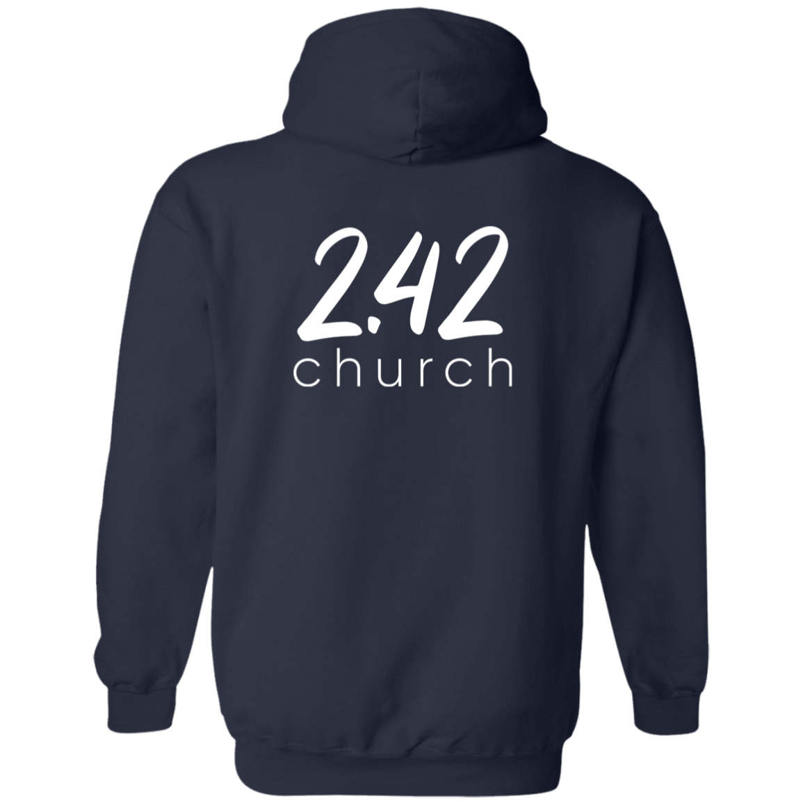 2.42 Church Hoodies - White Logo