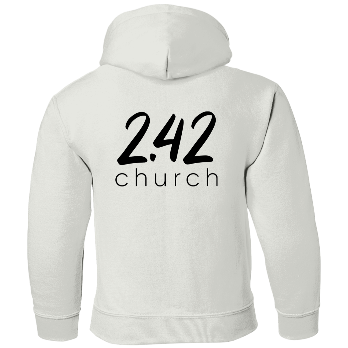 2.42 Church Hoodies - Black Logo