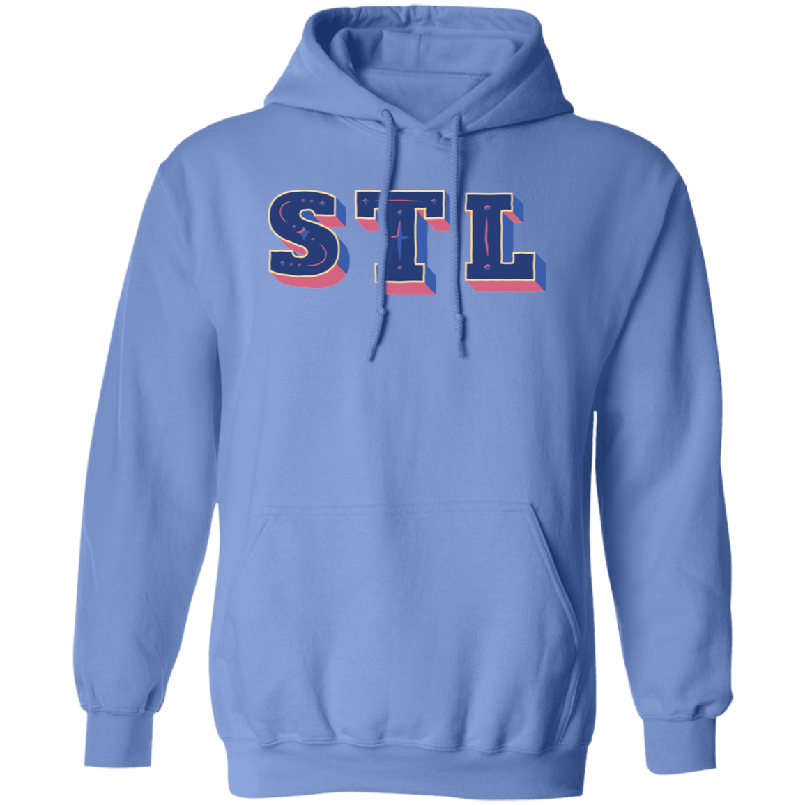 Pullover Hoodie  - STL - Blues