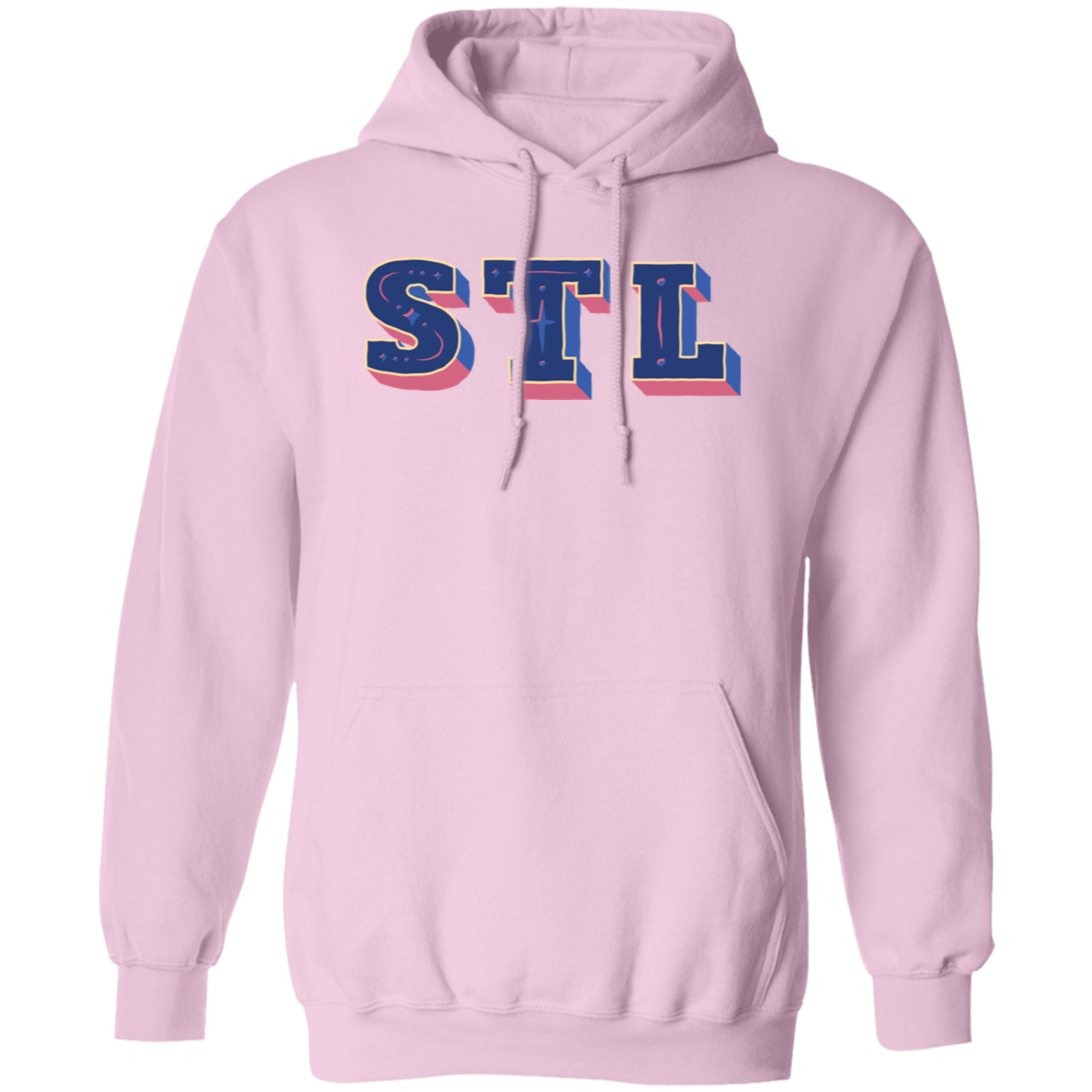 Pullover Hoodie  - STL - Blues