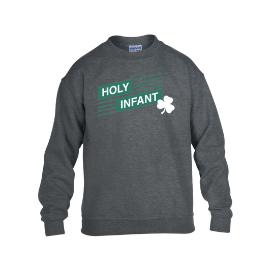 Youth Crewneck Sweatshirt - Holy Infant - Slant