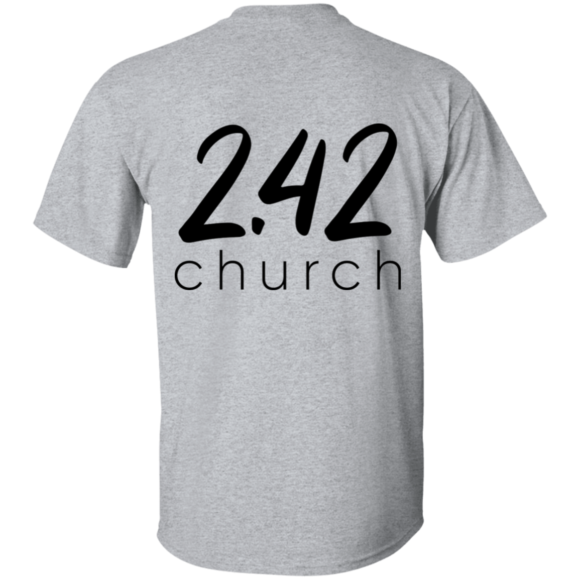 2.42 Church Shirts - Black Logo