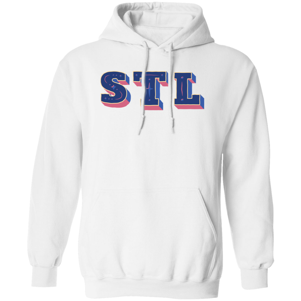 Pullover Hoodie  - STL - Blues