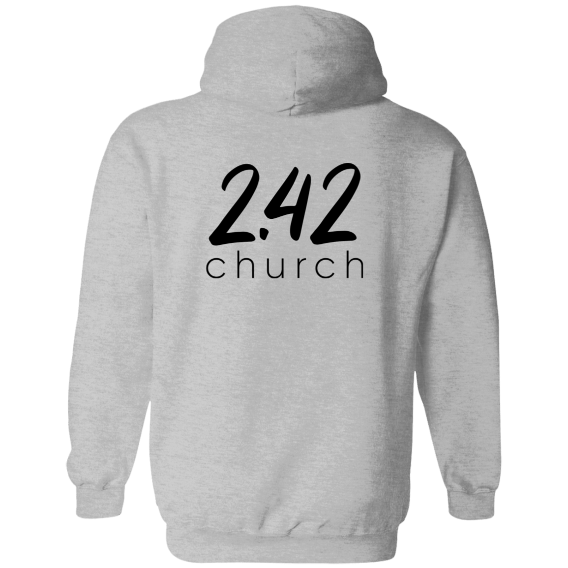 2.42 Church Hoodies - Black Logo
