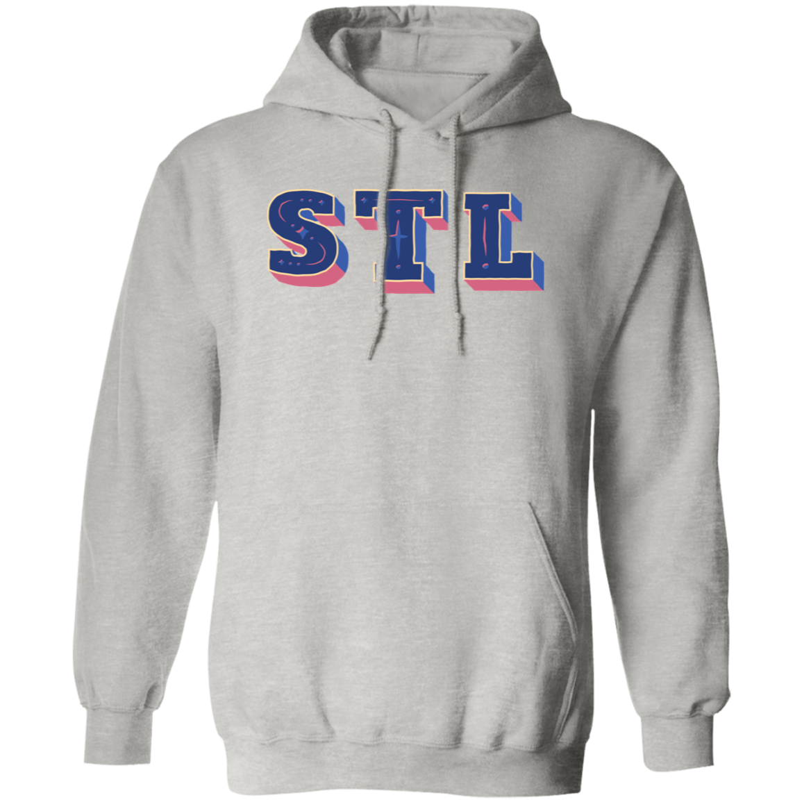 Pullover Hoodie  - STL - Blues