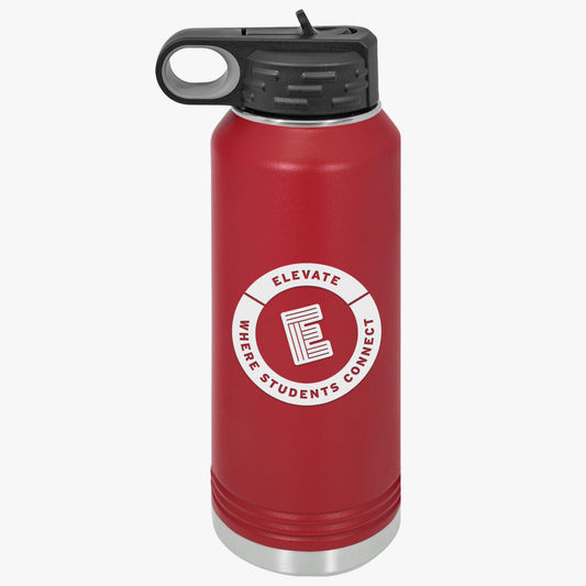 32oz Insulated Water Bottle - Elevate Where Student Connects