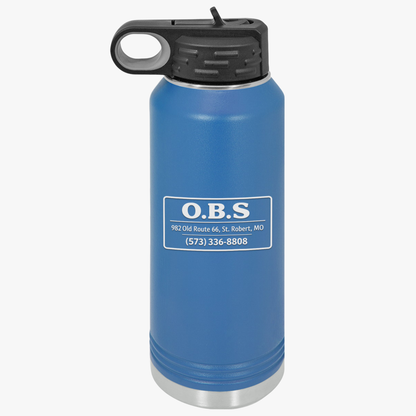 OBS Branded 32oz Insulated Water Bottle