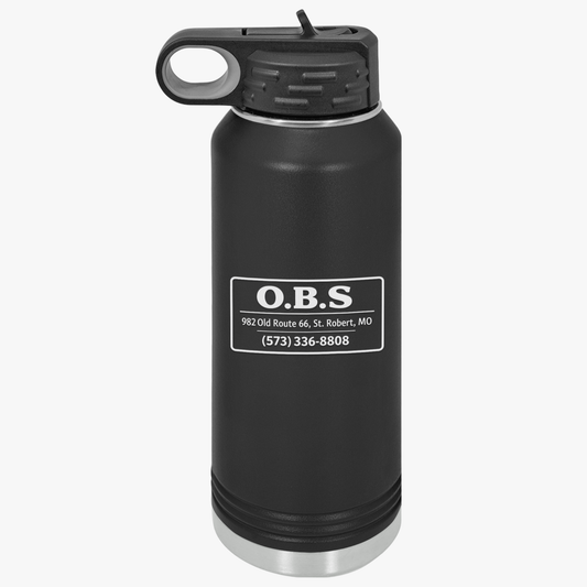 OBS Branded 32oz Insulated Water Bottle