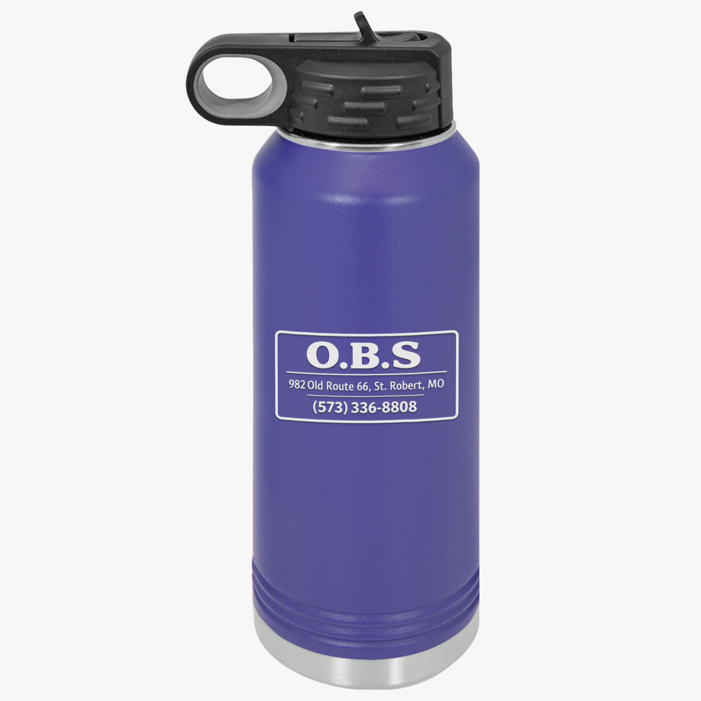 OBS Branded 32oz Insulated Water Bottle