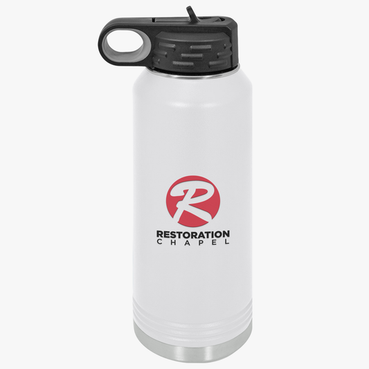 2oz Insulated Water Bottle  - Restoration Chapel