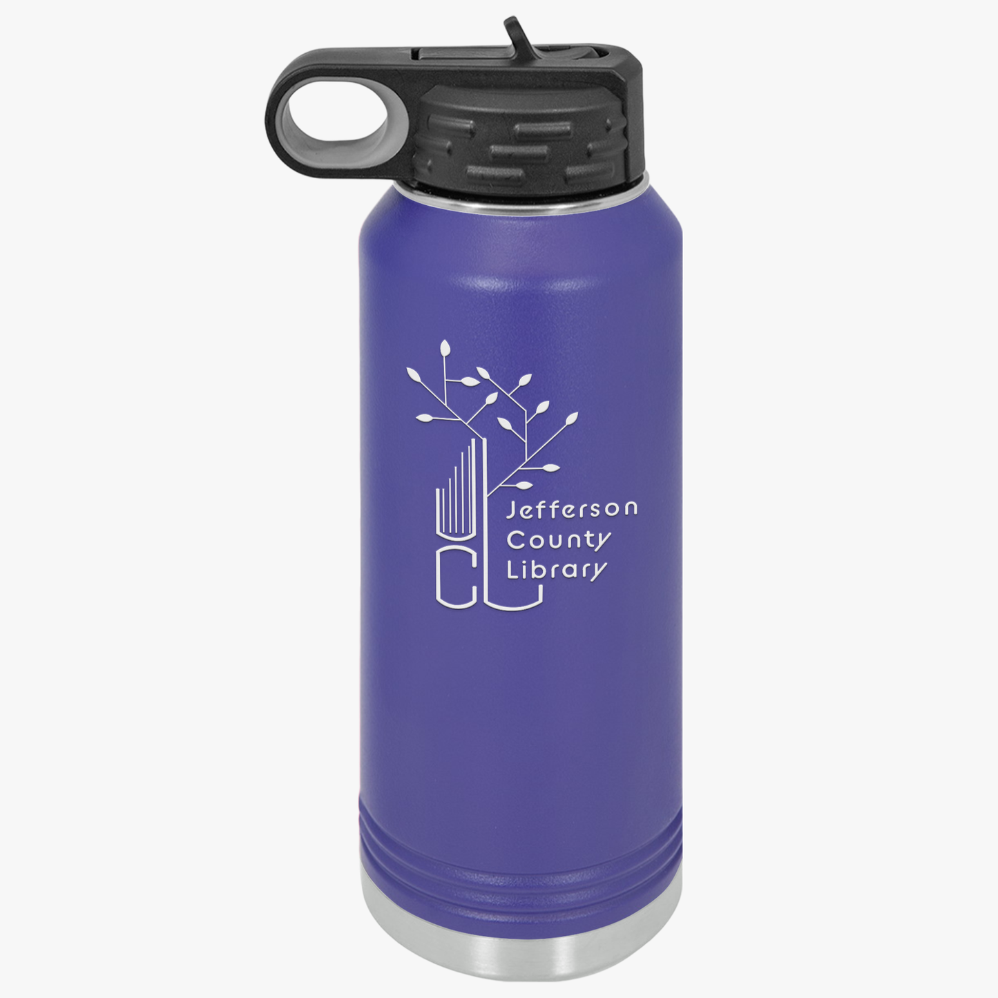 Jefferson County Library Insulated Water Bottle