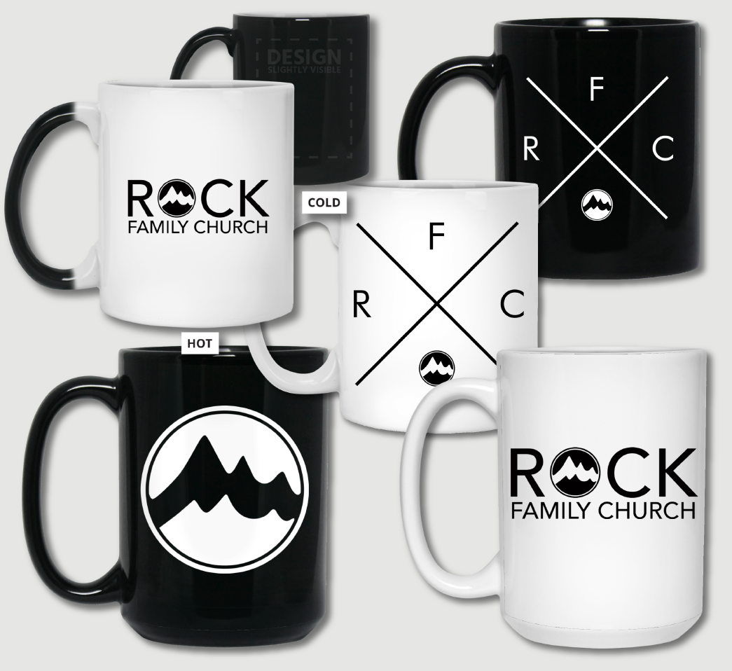 Rock Family Church Mugs