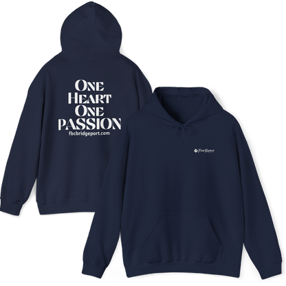 Adult - Basic Hoodie - one Heart One Passion
