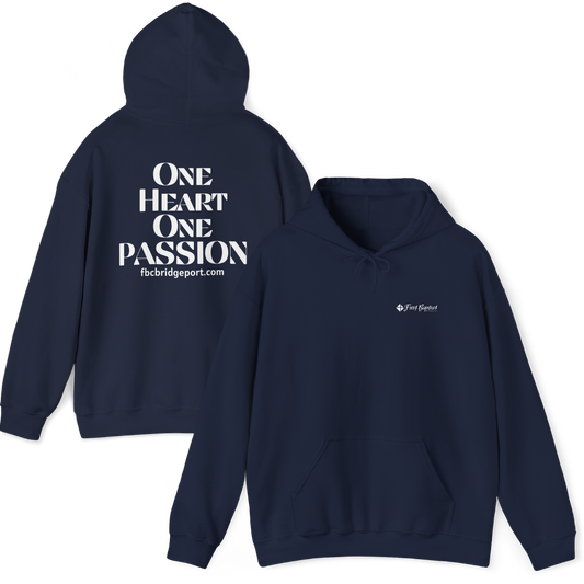 Adult - Basic Hoodie - one Heart One Passion