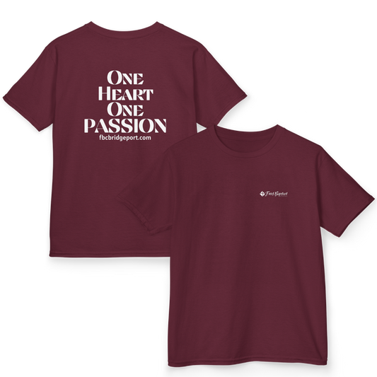 Youth - Basic Tee - One Heart One Passion