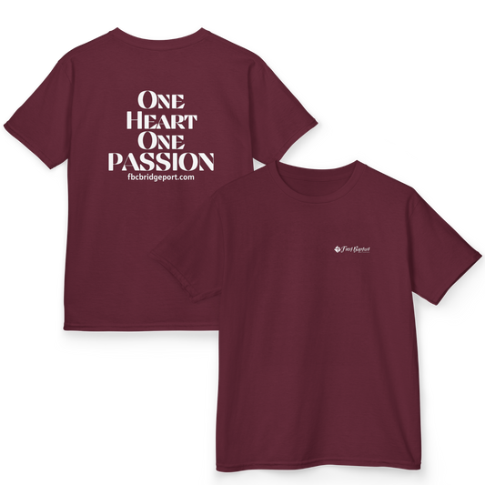 Youth - Basic Tee - One Heart One Passion
