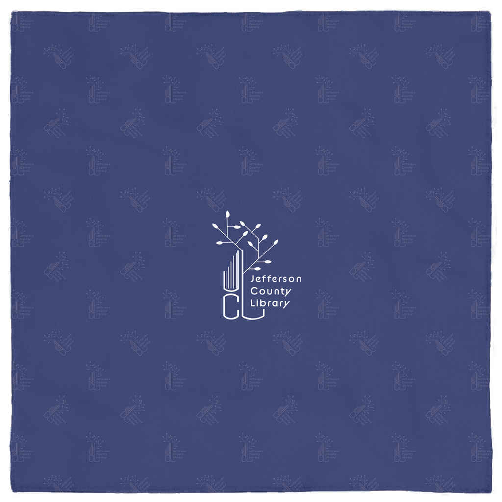 Jefferson County Library Pet Bandanas (Navy)