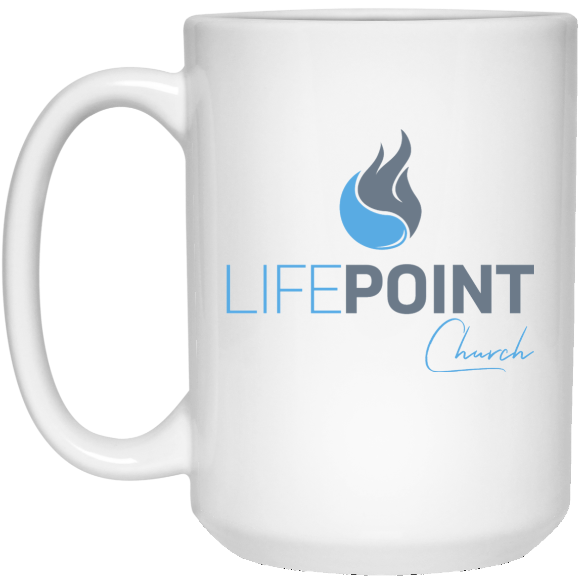 Life Point 15 oz. White Mug