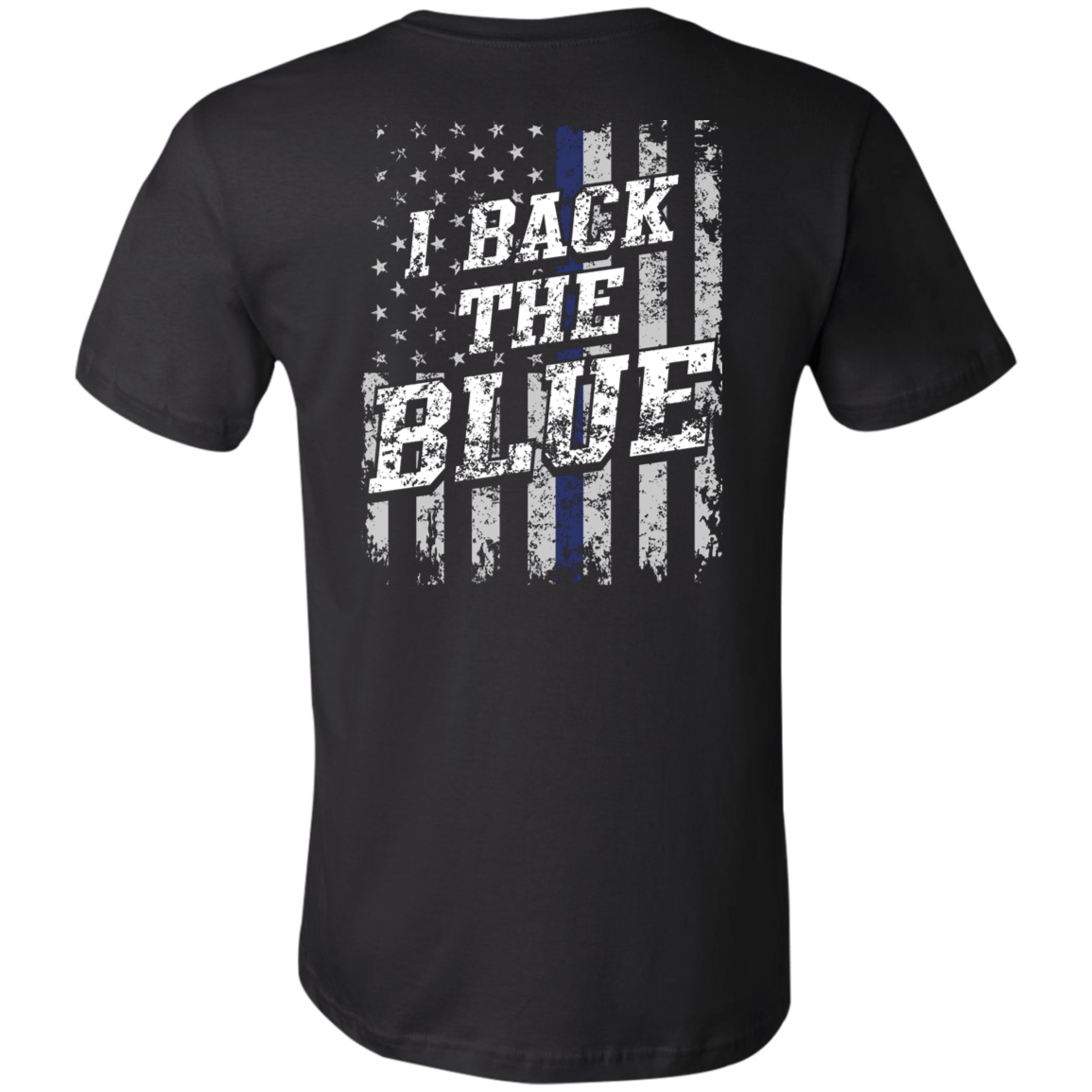 Back The Blue 3001C Unisex Jersey Short-Sleeve T-Shirt