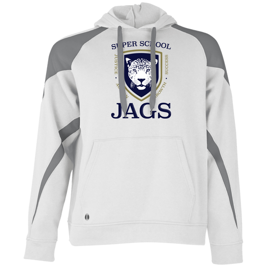 Athletic Colorblock Fleece Hoodie - Super School